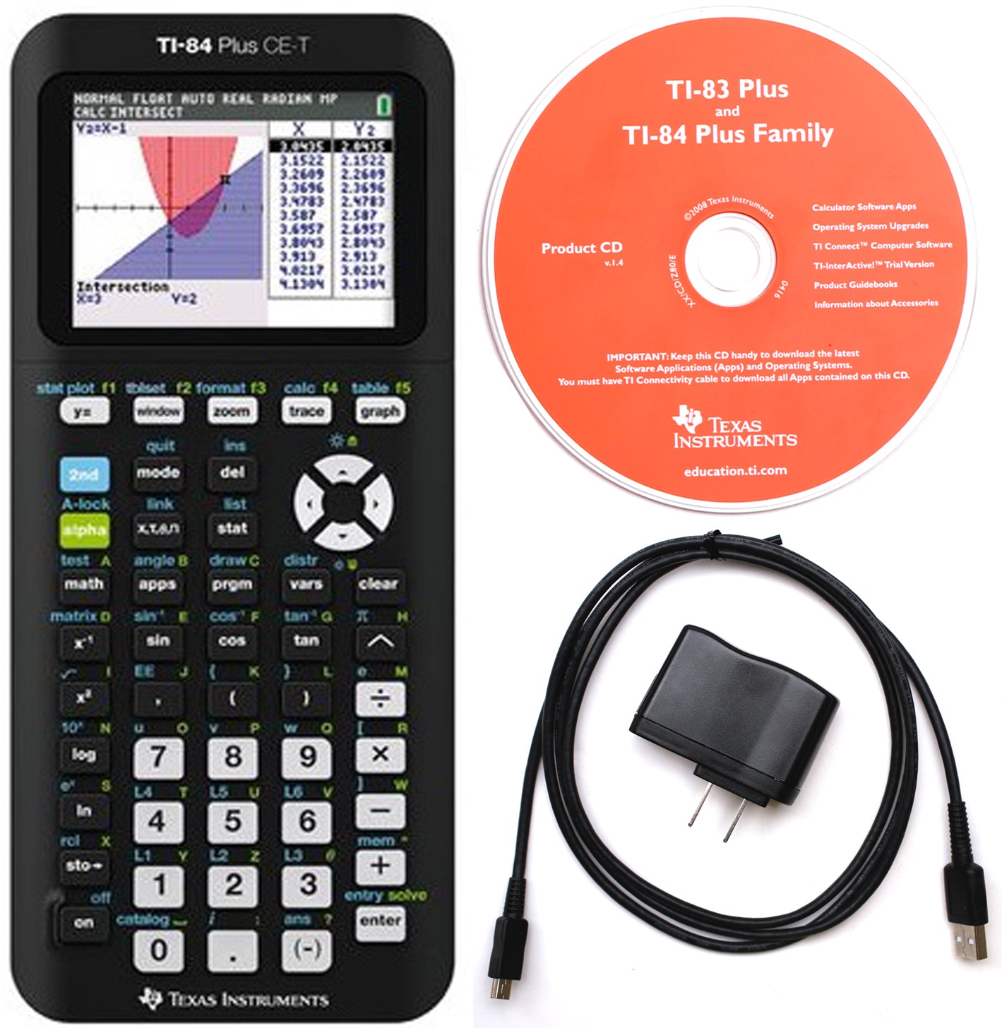 Texas Instruments TI-84 Plus CE Graphing Calculator, Refurbished